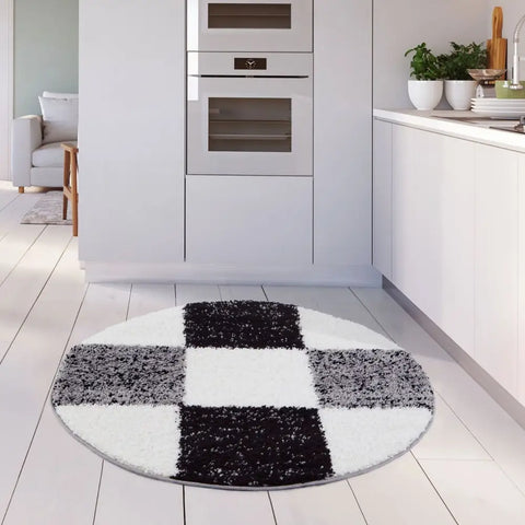 Myshaggy Geometric Grey Rug - Rugs