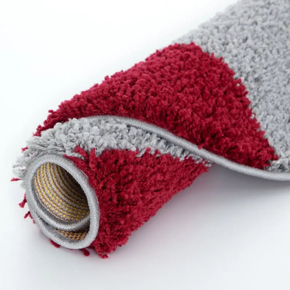 Myshaggy Geometric Red Rug - Rugs