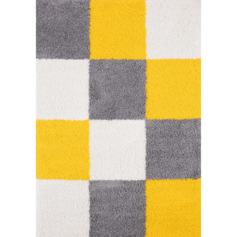 Myshaggy Geometric Yellow Rug - 60X110 cm - Rugs