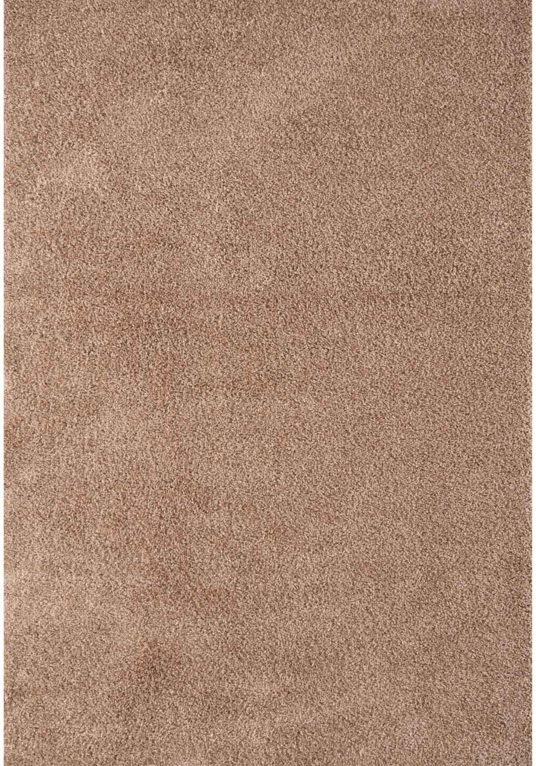 Myshaggy solid beige rug is a plush beige rug with a soft dense texture perfect for cozy living spaces