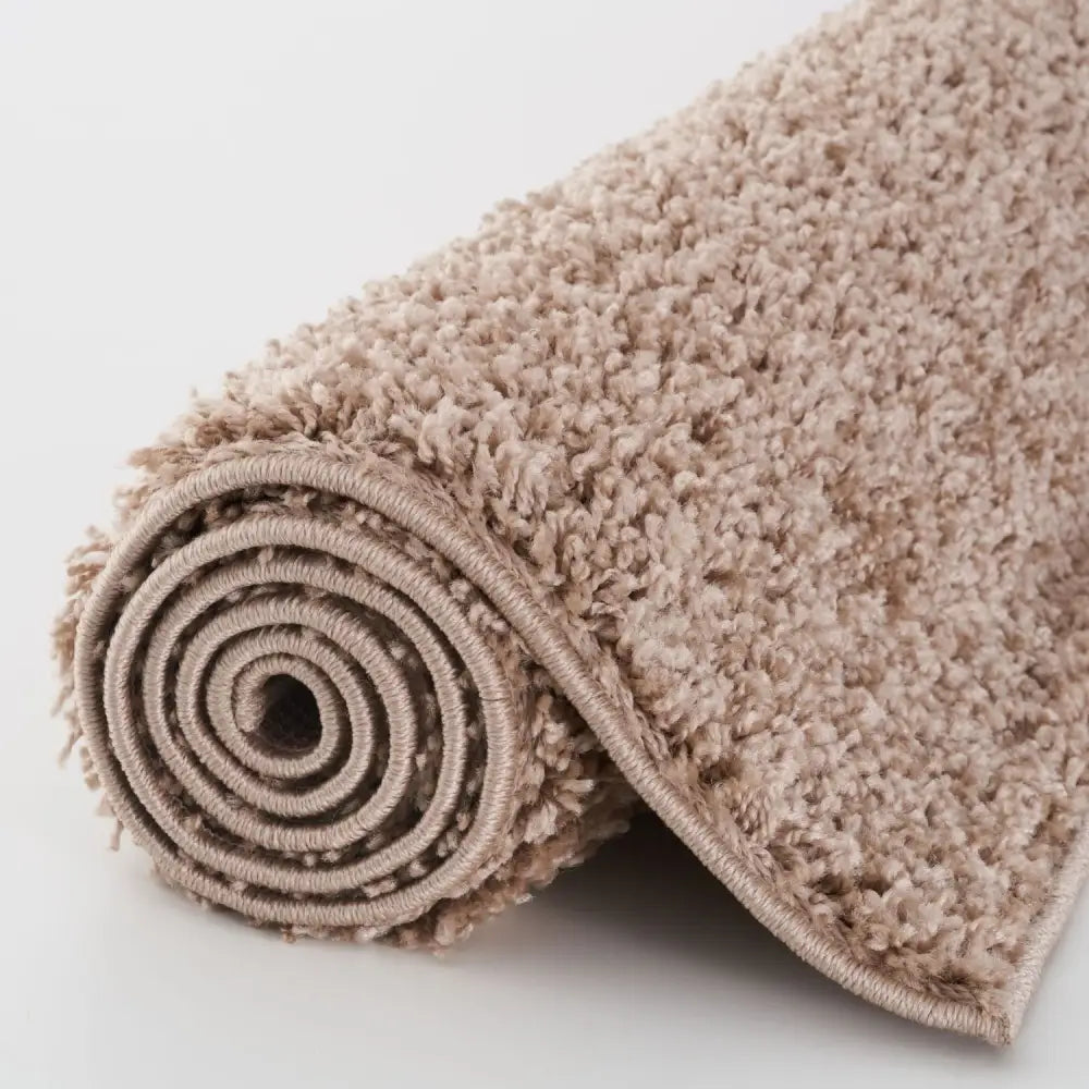 Myshaggy Solid Beige Rug - Rugs