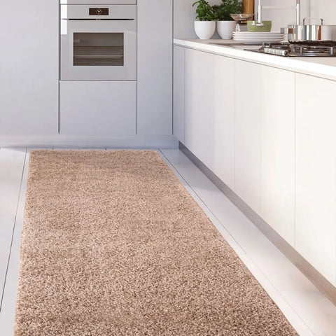 Myshaggy Solid Beige Rug - Rugs