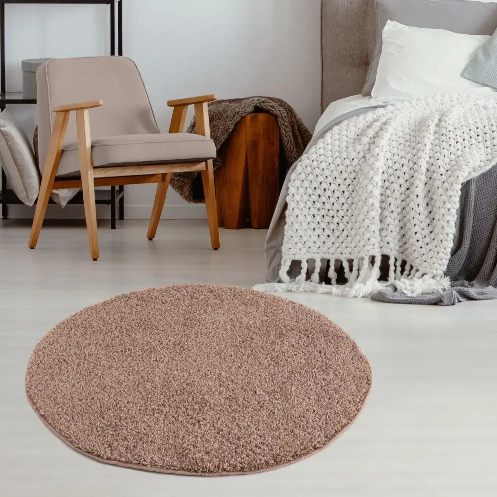 Myshaggy Solid Beige Rug - Rugs