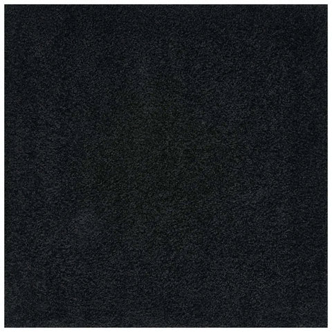 Myshaggy Solid Black Rug - 120X120 cm - Rugs
