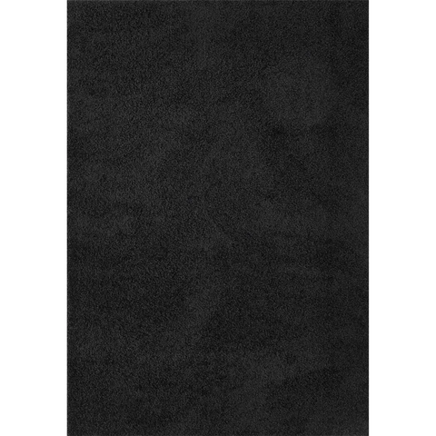 Myshaggy Solid Black Rug - 60X110 cm - Rugs