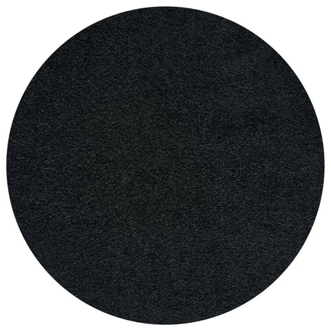 Myshaggy Solid Black Rug - Ø 120 cm - Rugs