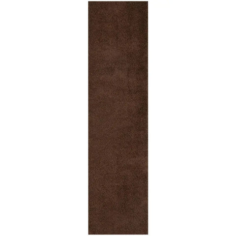 Myshaggy Solid Brown Rug - 80X300 cm - Rugs