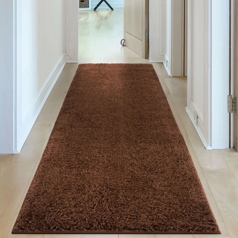 Myshaggy Solid Brown Rug - Rugs