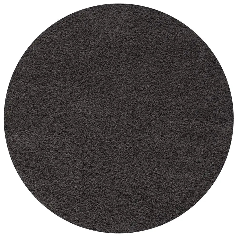 Myshaggy Solid Dark Grey Rug - Rugs