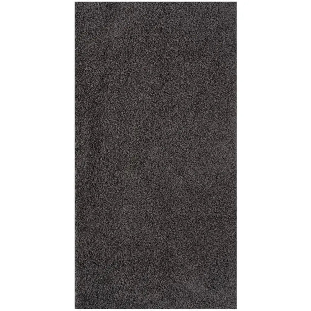 Myshaggy Solid Dark Grey Rug - Rugs