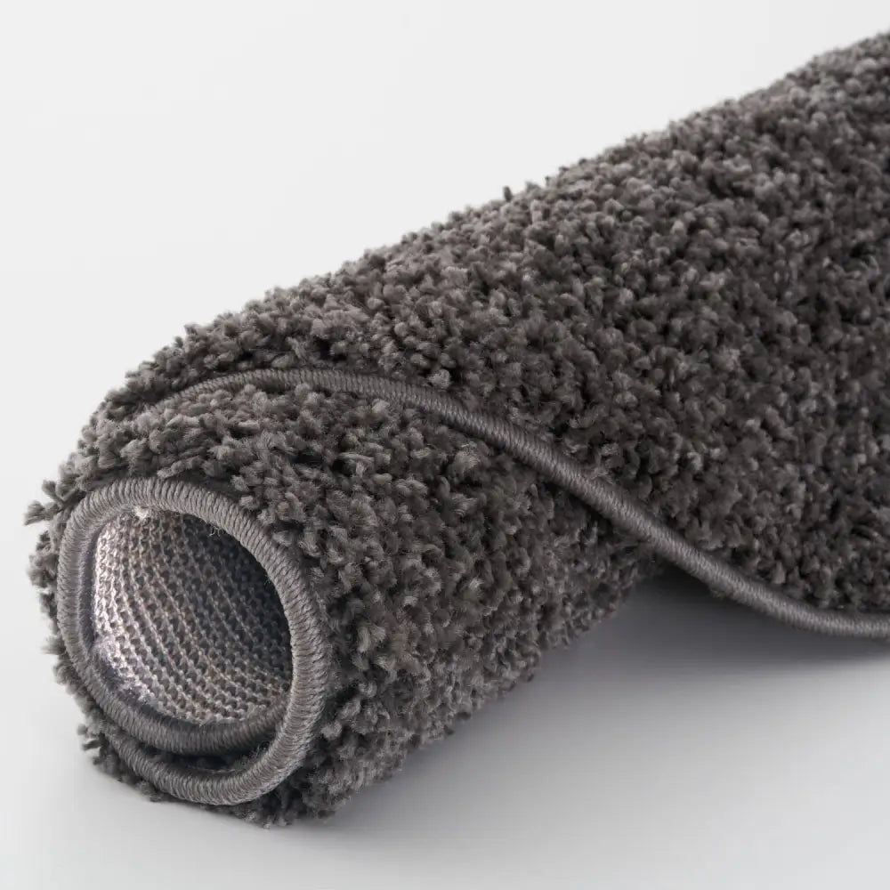 Myshaggy Solid Dark Grey Rug - Rugs
