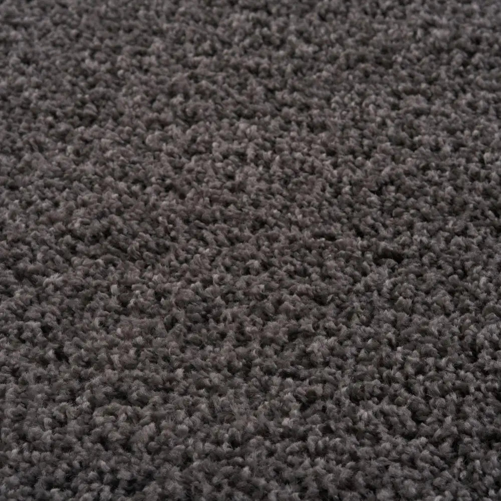 Myshaggy Solid Dark Grey Rug - Rugs