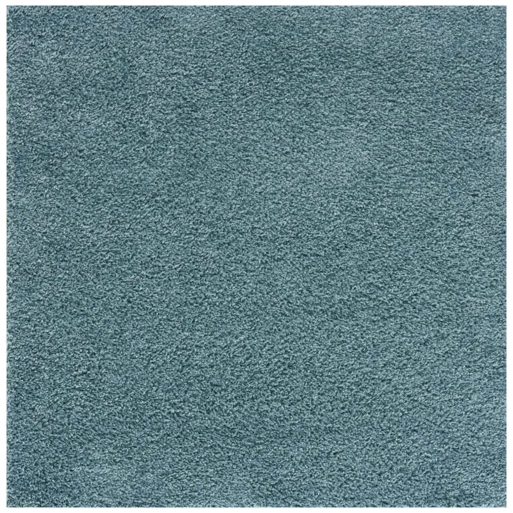 Myshaggy Solid Duck Egg Blue Rug - 120X120 cm - Rugs