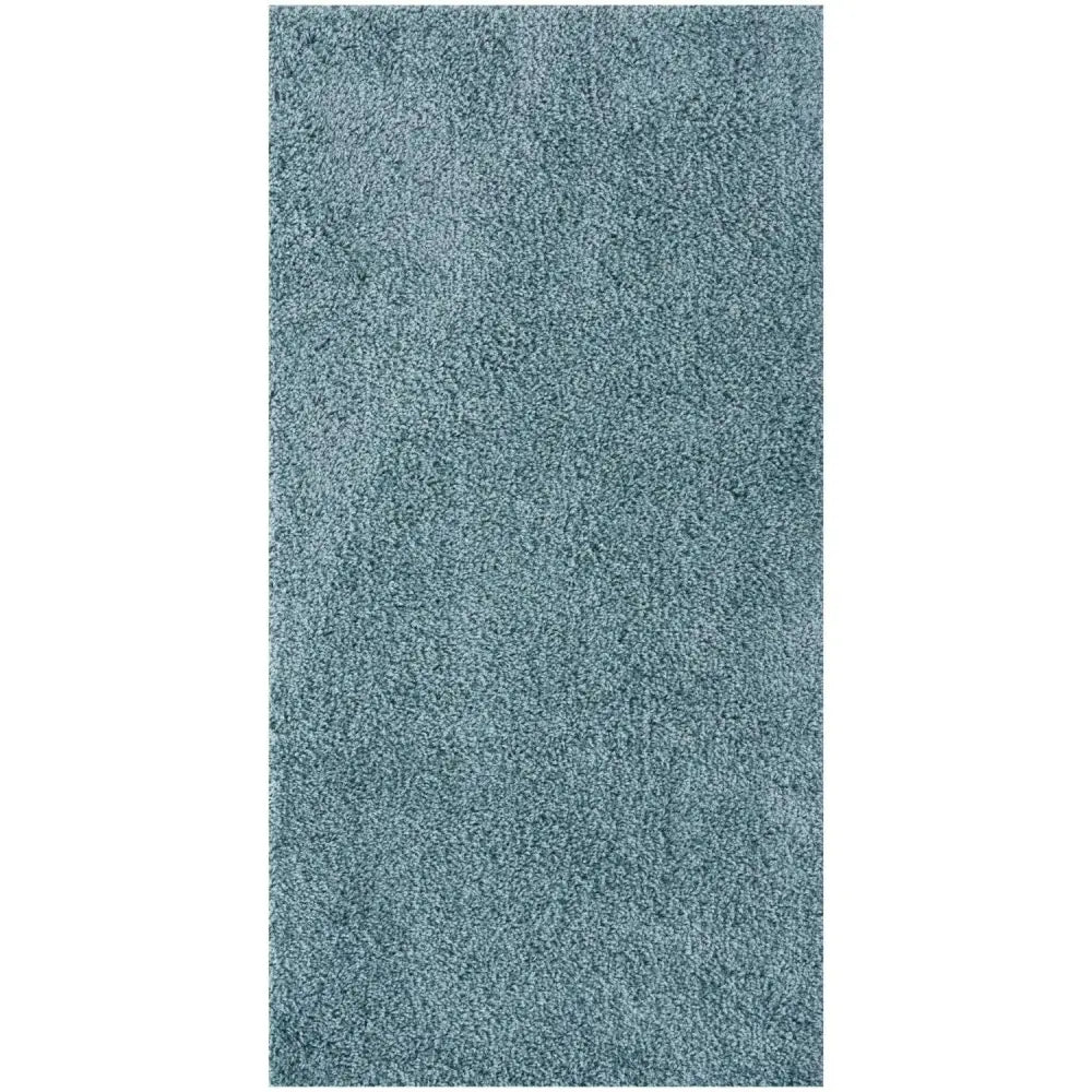 Myshaggy Solid Duck Egg Blue Rug - Rugs