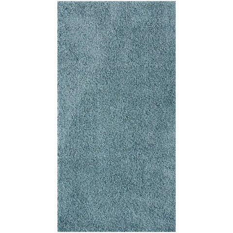 Myshaggy Solid Duck Egg Blue Rug - Rugs
