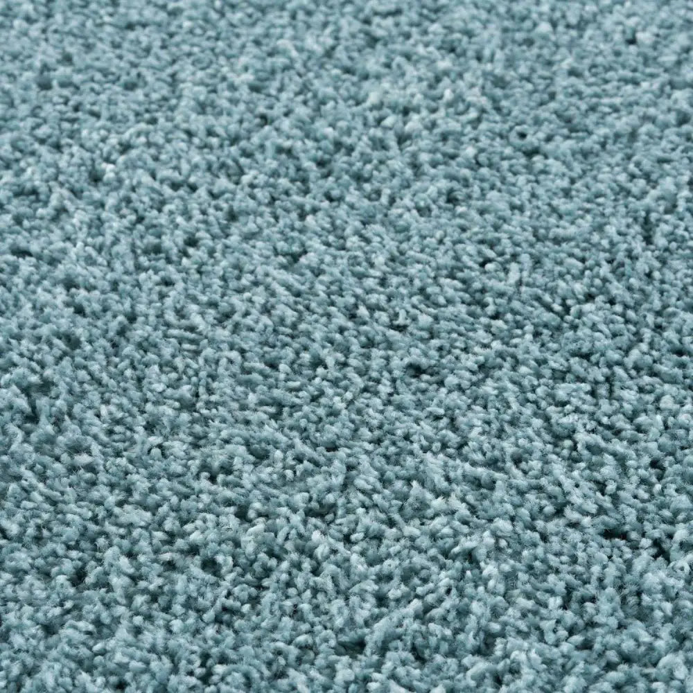 Myshaggy Solid Duck Egg Blue Rug - Rugs