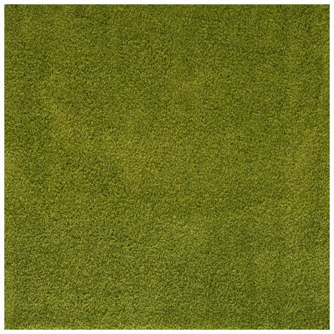 Myshaggy Solid Green Rug - 120X120 cm - Rugs