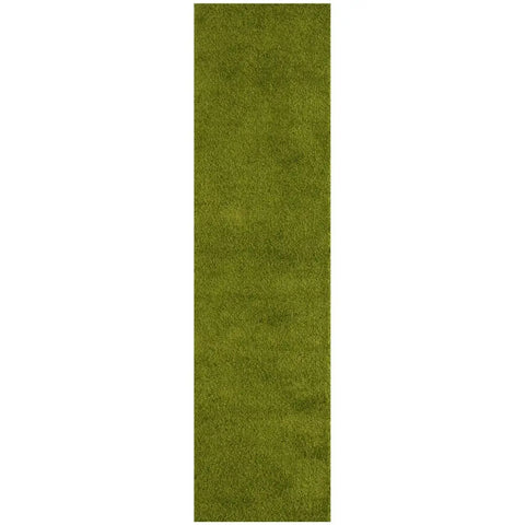 Myshaggy Solid Green Rug - 80X300 cm - Rugs