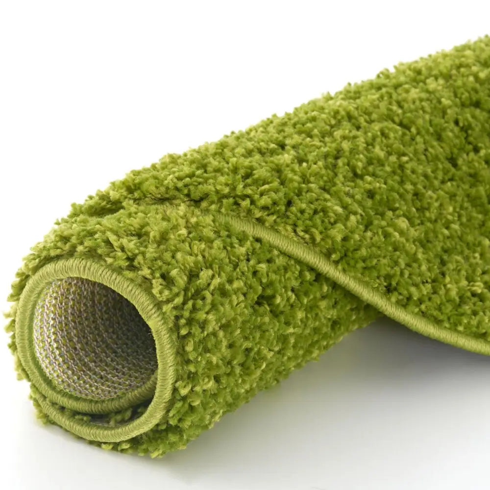 Myshaggy Solid Green Rug - Rugs