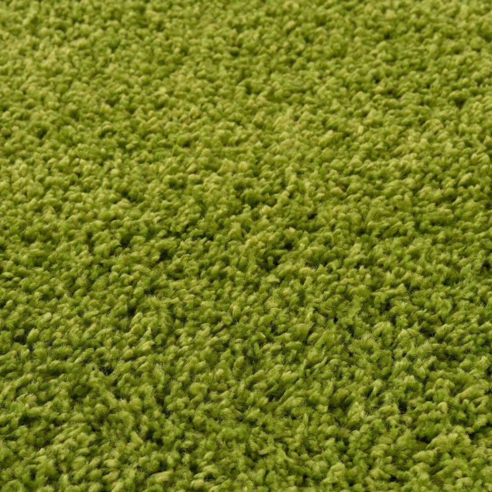 Myshaggy Solid Green Rug - Rugs