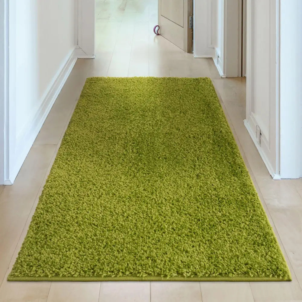 Myshaggy Solid Green Rug - Rugs