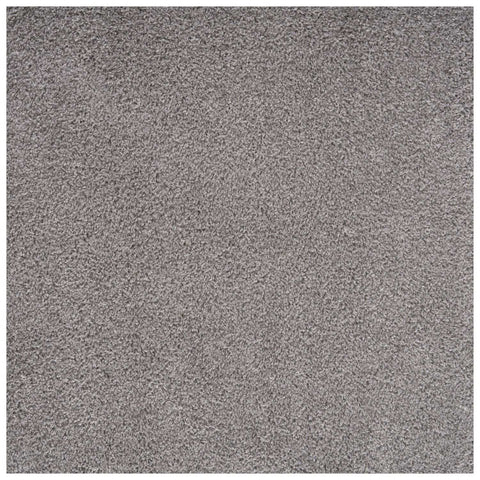 Myshaggy solid grey rug with a soft plush surface and textured solid grey carpet ideal for cozy spaces