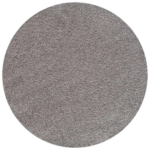 Myshaggy Solid Grey Rug - Ø 120 cm - Rugs
