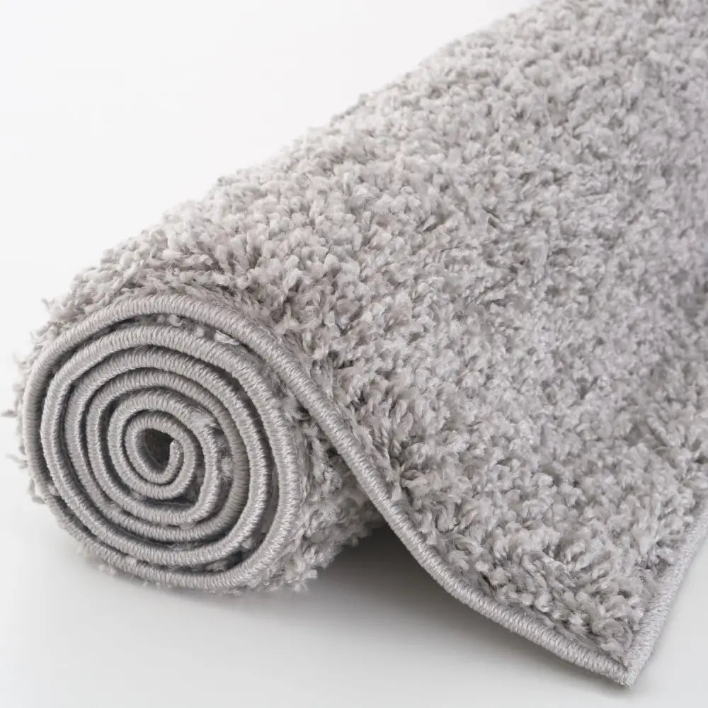 Myshaggy Solid Grey Rug - Rugs
