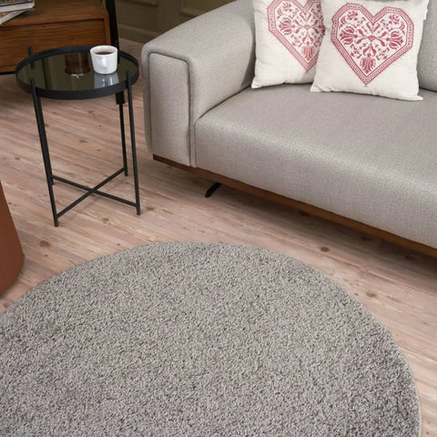 Myshaggy Solid Grey Rug - Rugs
