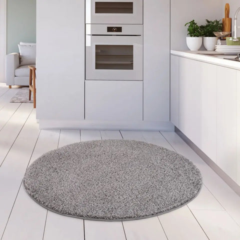 Myshaggy Solid Grey Rug - Rugs