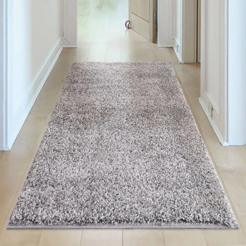 Myshaggy Solid Grey Rug - Rugs