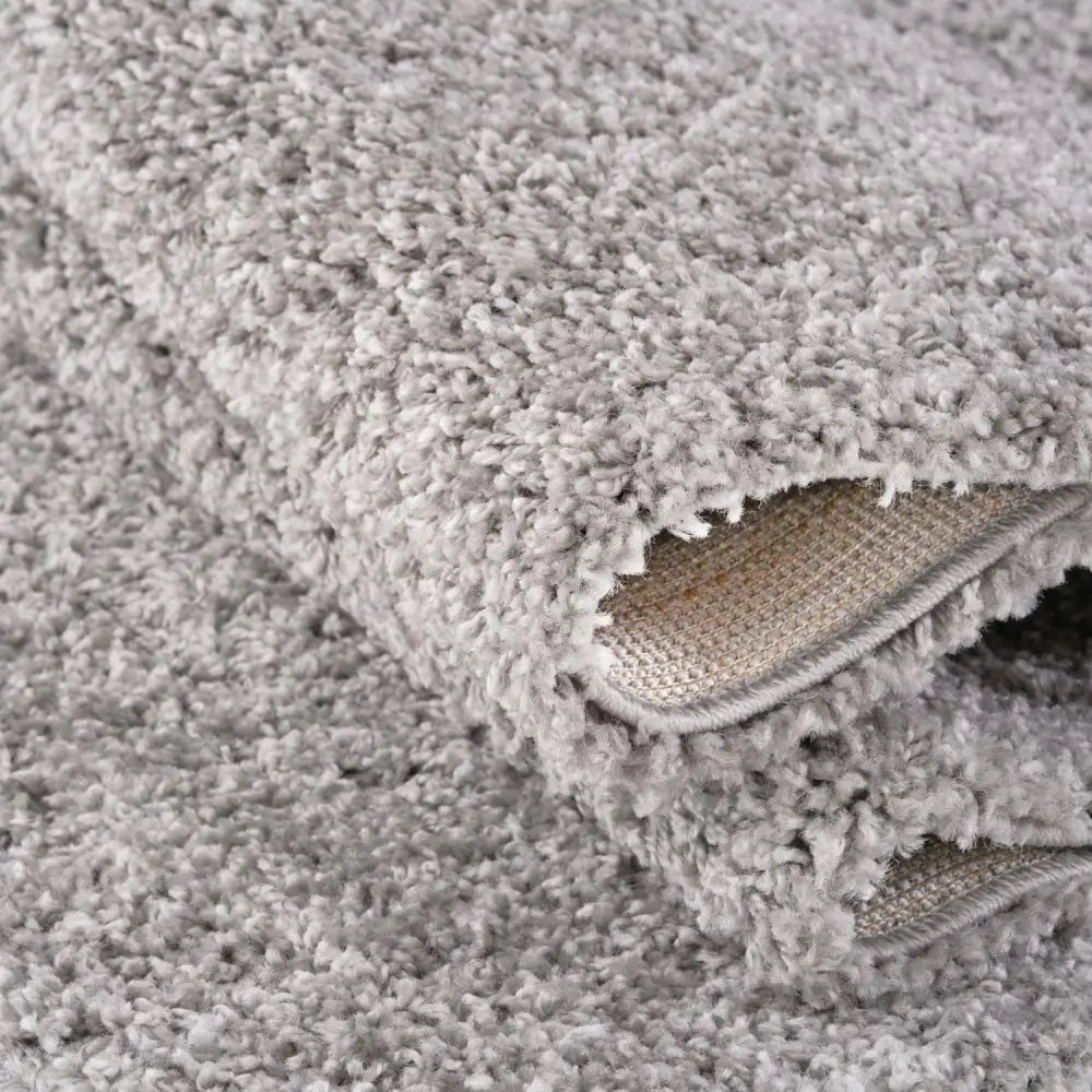 Myshaggy Solid Grey Rug - Rugs