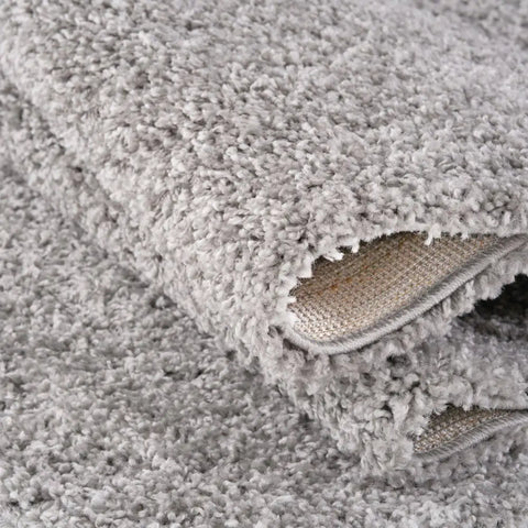 Myshaggy Solid Grey Rug - Rugs