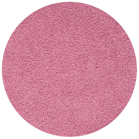Myshaggy Solid Pink Rug - Ø 120 cm - Rugs