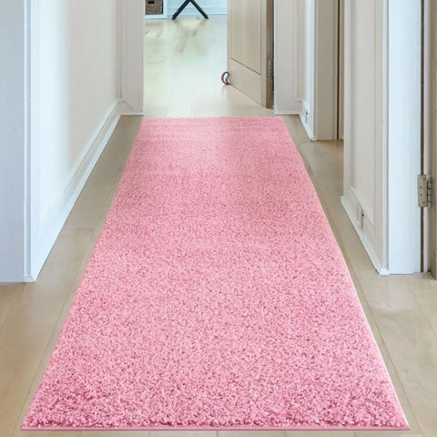 Myshaggy Solid Pink Rug - Rugs