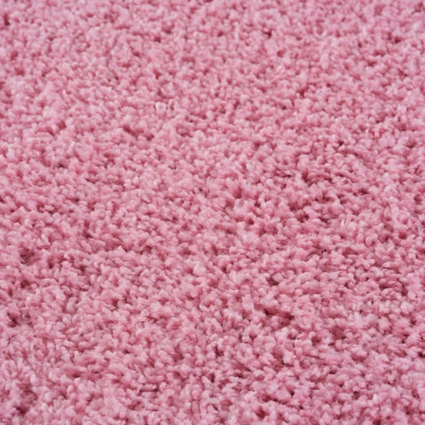 Myshaggy Solid Pink Rug - Rugs