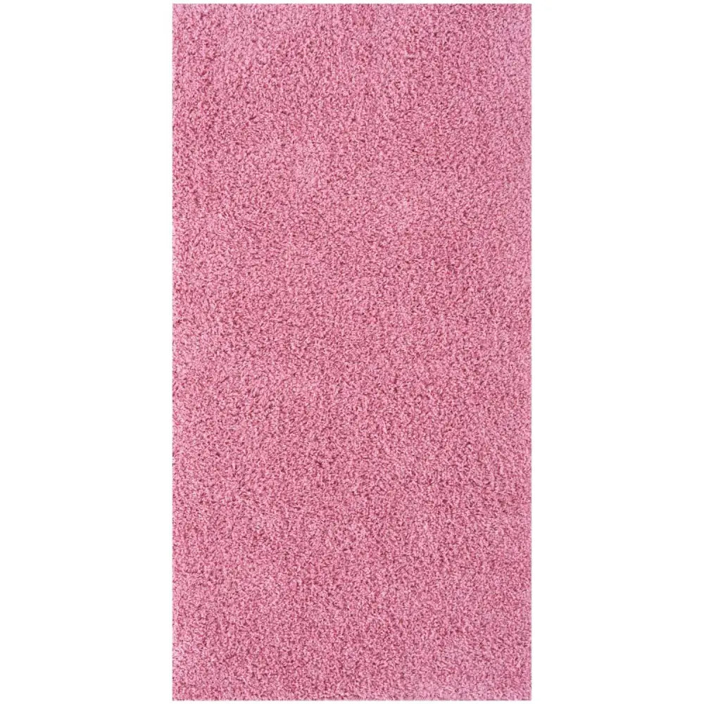 Myshaggy Solid Pink Rug - Rugs