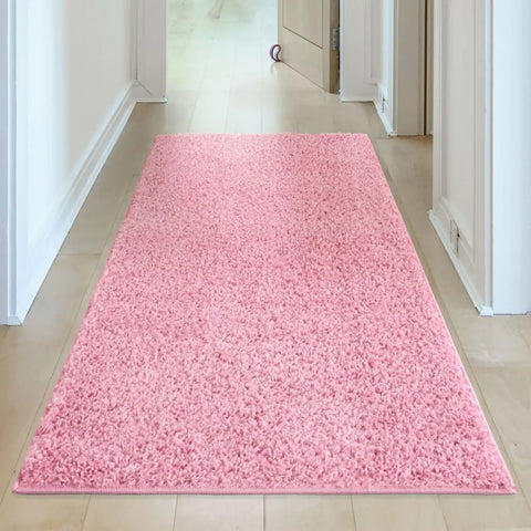 Myshaggy Solid Pink Rug - Rugs
