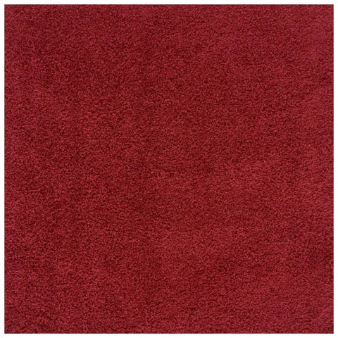 Myshaggy Solid Red Rug - 120X120 cm - Rugs