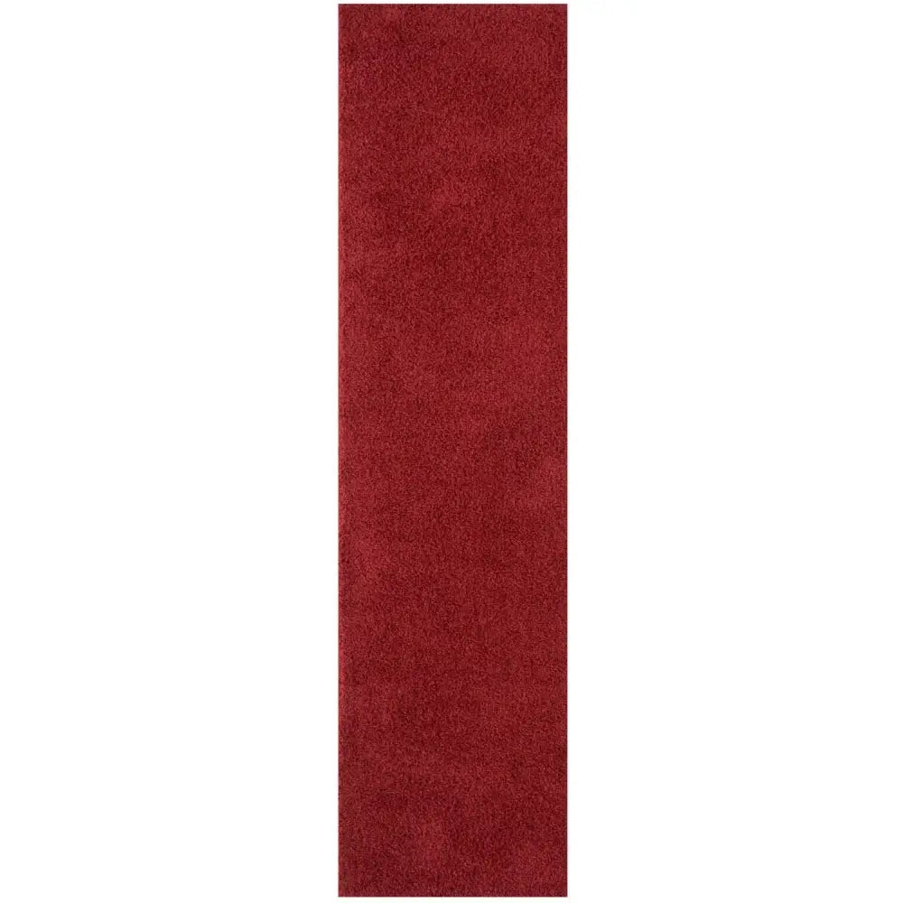 Myshaggy Solid Red Rug - 80X300 cm - Rugs