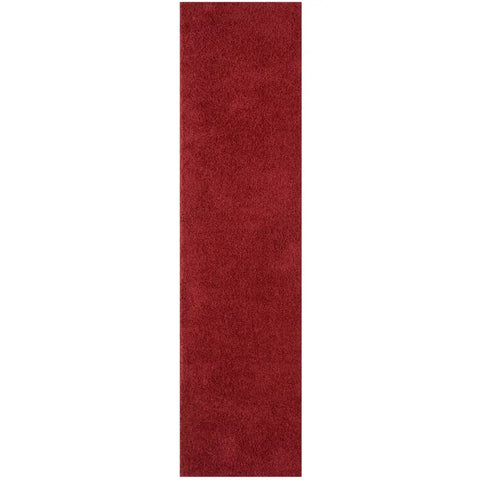 Myshaggy Solid Red Rug - 80X300 cm - Rugs
