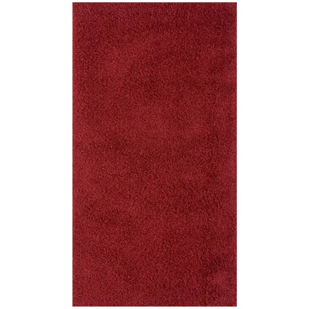 Myshaggy Solid Red Rug - Rugs