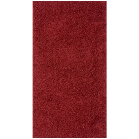 Myshaggy Solid Red Rug - Rugs
