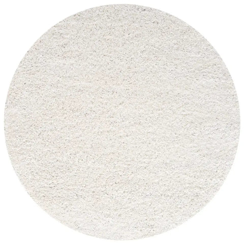 Myshaggy Solid White Rug - Ø 120 cm - Rugs