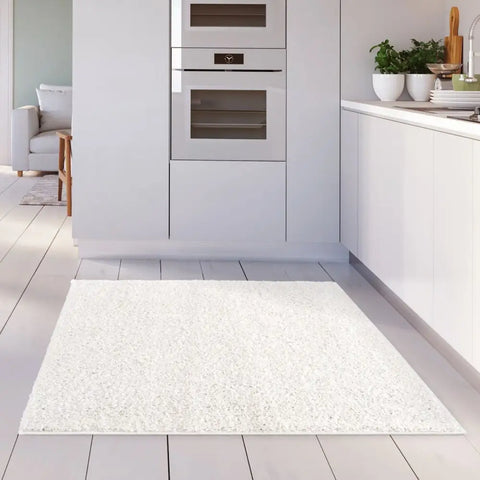 Myshaggy Solid White Rug - Rugs