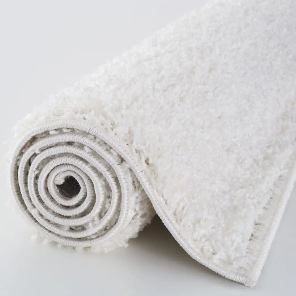 Myshaggy Solid White Rug - Rugs