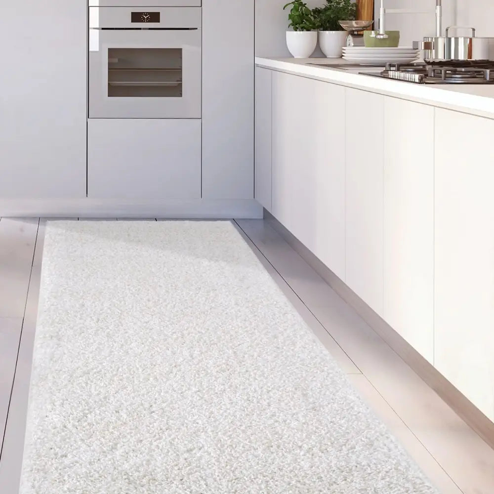 Myshaggy Solid White Rug - Rugs