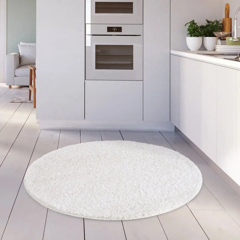 Myshaggy Solid White Rug - Rugs