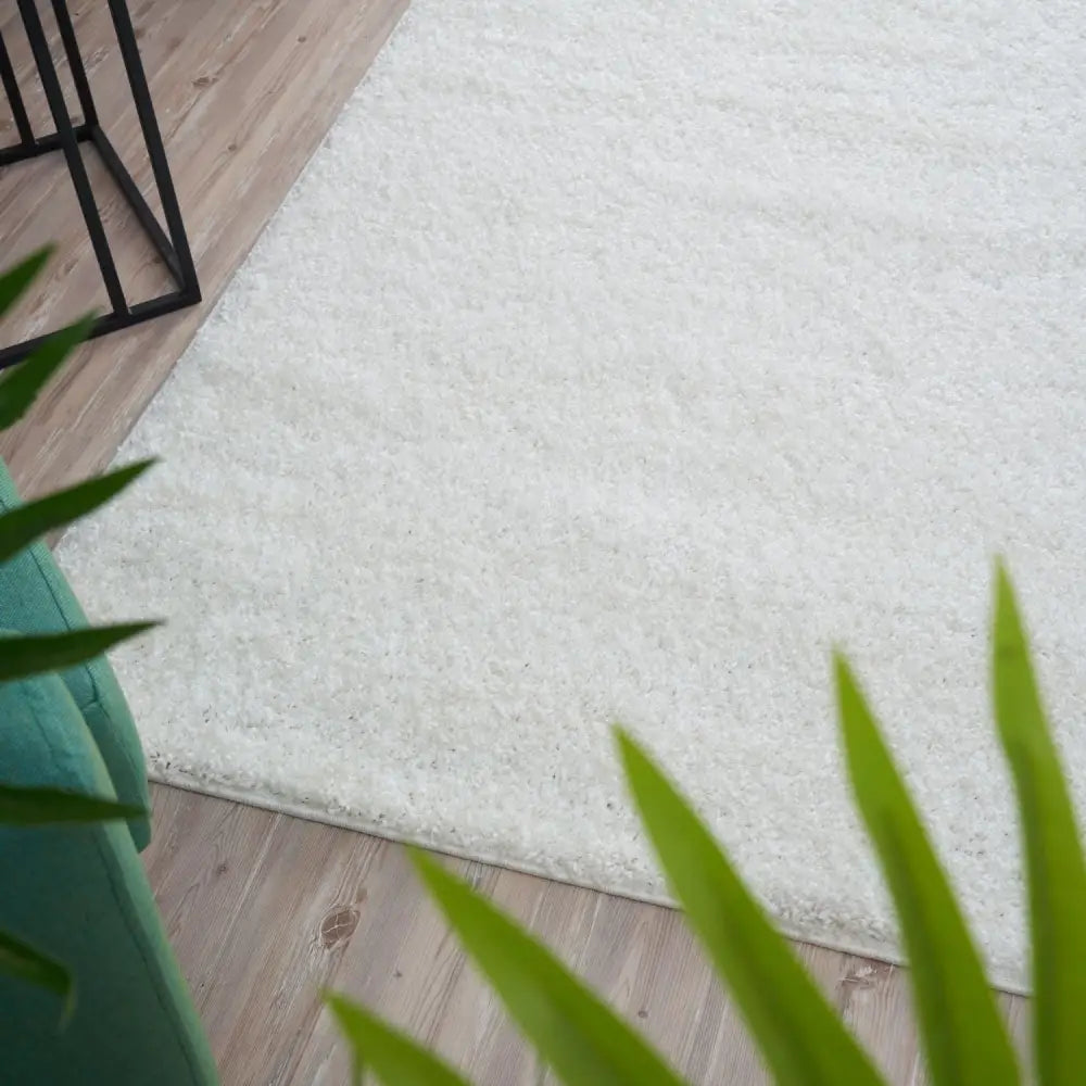 Myshaggy Solid White Rug - Rugs