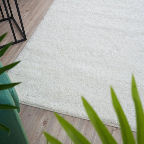 Myshaggy Solid White Rug - Rugs